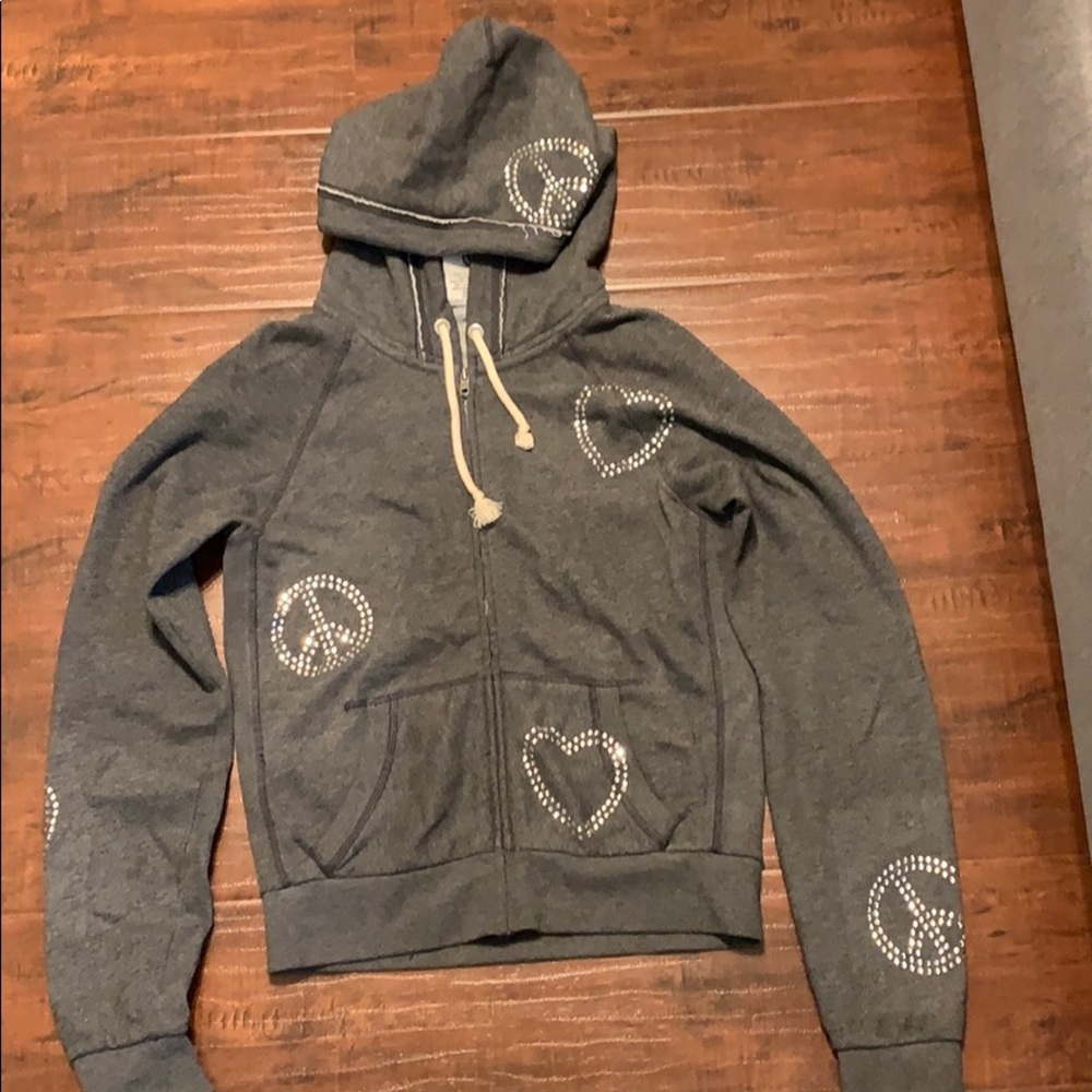 Pink Grey Victoria secret jacket